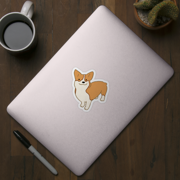 Corgi  illustration by Mayarart